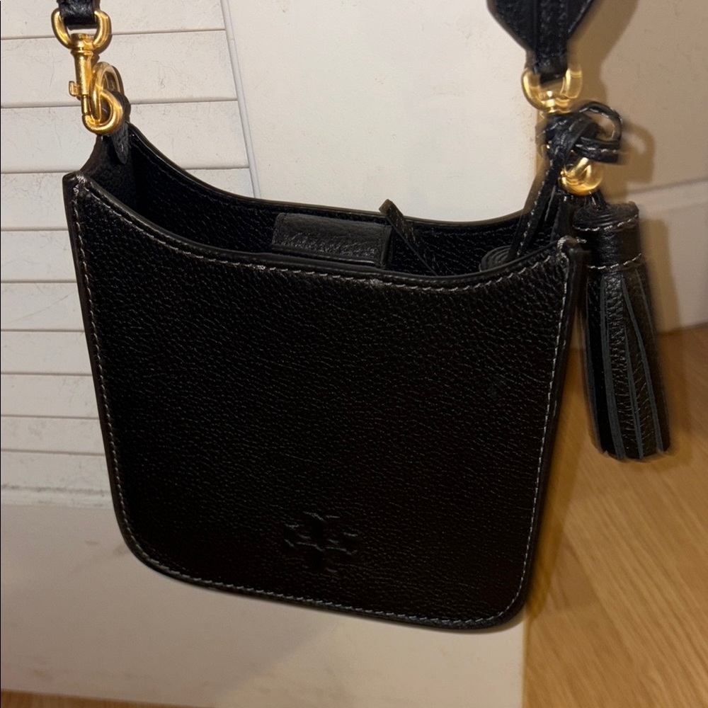 Tory Burch Black Leather Crossbody Bag